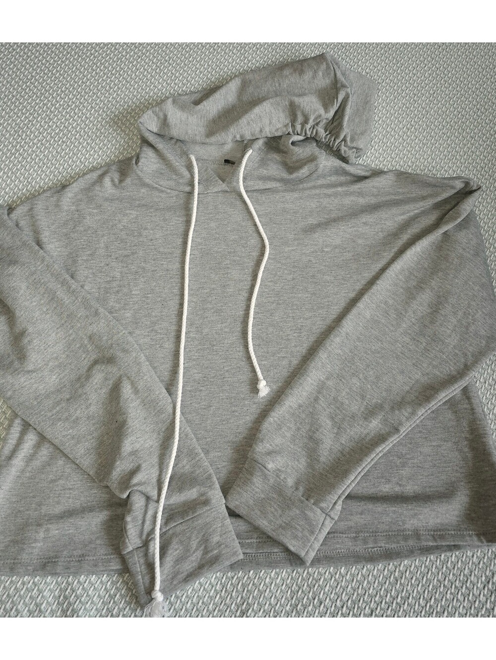 Raggs II Riches gray cropped hoodie size large [COPY]